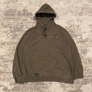 Y2K Olive Green Fox Racing Co Speed Thrill Men’s Pullover Hoodie